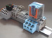 Wago Din Rail - terminal block systems feature a simple way to terminate wire to relays, fuses, diode blocks & termination points without the use of crimped terminal ends.  Their pattented "cage clamp" design is UL rated and requires only a small screwdriver to attach wires to this unique terminal block system.